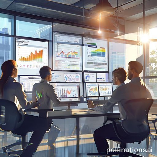 a team of digital marketers collaboratively analyzing website performance data on large screens in a modern, brightly lit office, with charts and graphs showing page speed metrics and user behavior, focused and professional atmosphere, high-tech, natural sunlight, ultra realistic, highly detailed, 8k quality, photorealistic